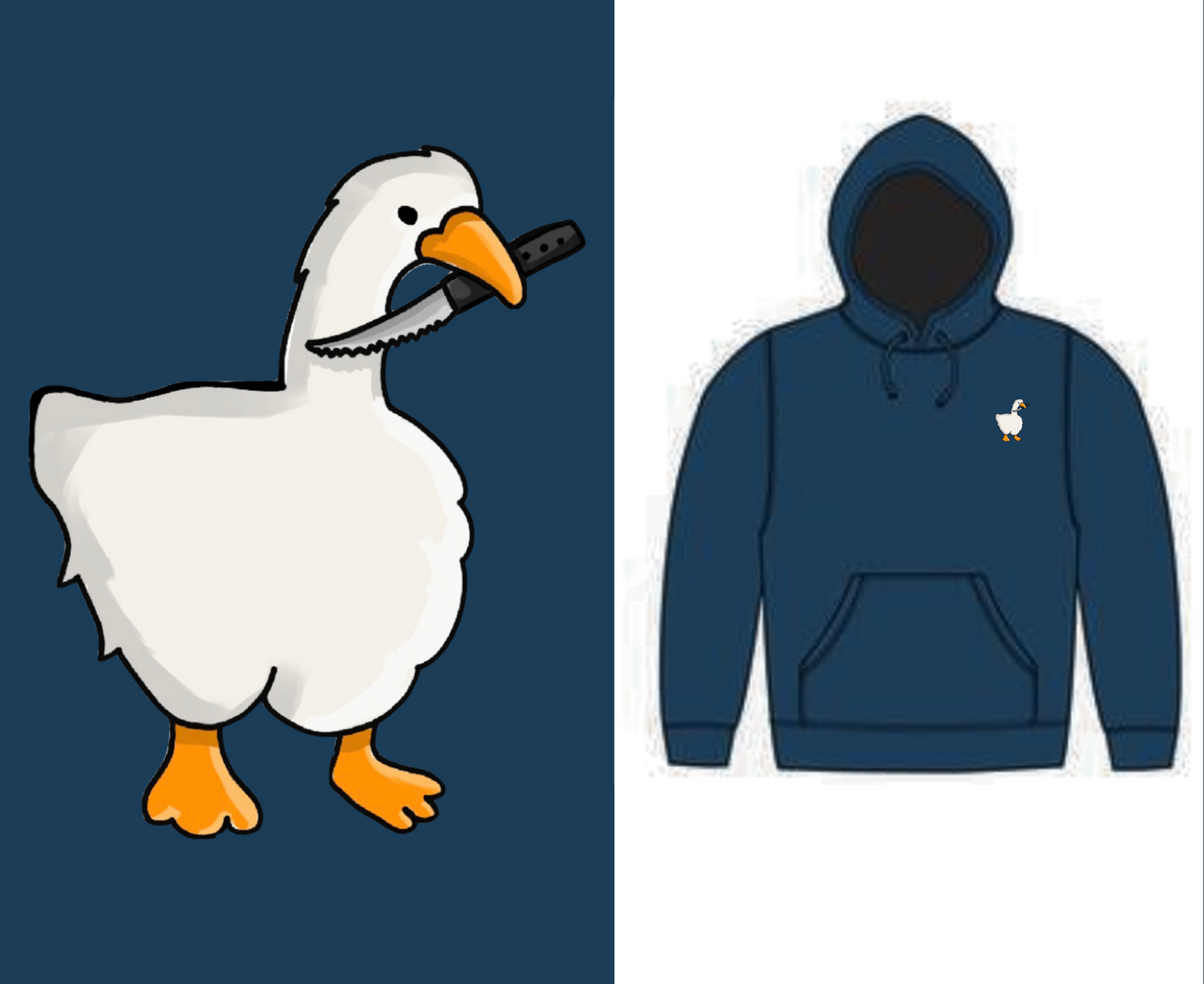 hoodie pato knife